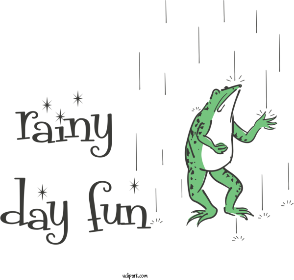 Free Life Frogs Cartoon Meter For Rainy Day Clipart Transparent Background