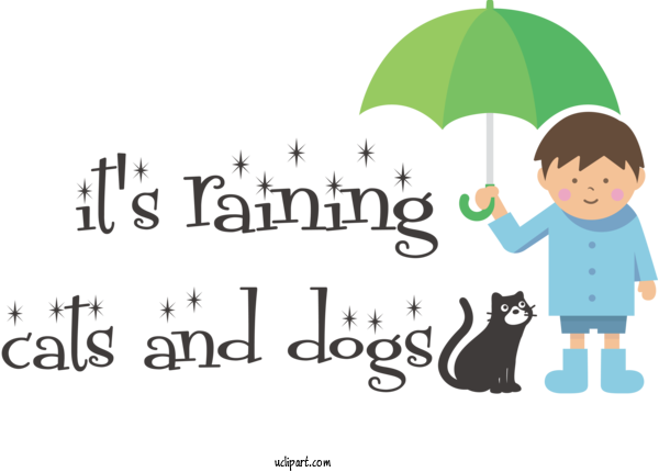 Free Life Logo Cartoon Happiness For Rainy Day Clipart Transparent Background