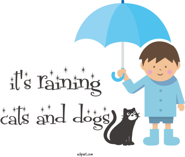 Free Life Cartoon Line Happiness For Rainy Day Clipart Transparent Background