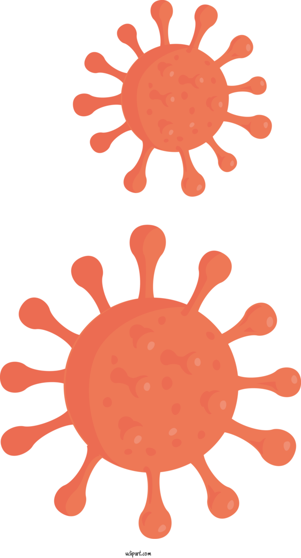 Free Medical	 Coronavirus Design Black And White For Coronavirus Clipart Transparent Background
