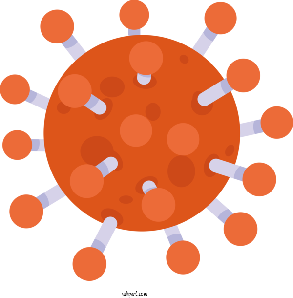 Free Medical	 Cartoon Circle Area For Coronavirus Clipart Transparent Background
