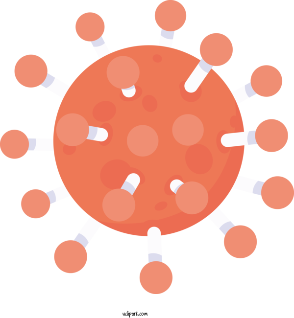 Free Medical	 Design Cartoon Circle For Coronavirus Clipart Transparent Background
