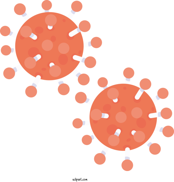 Free Medical	 Virus Viral Envelope Viral Vector For Coronavirus Clipart Transparent Background