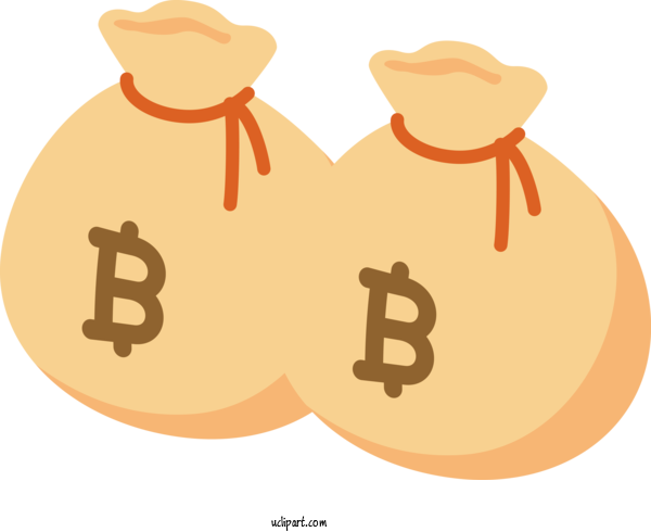 Free Business Cartoon Meter Orange For Bitcoin Clipart Transparent Background