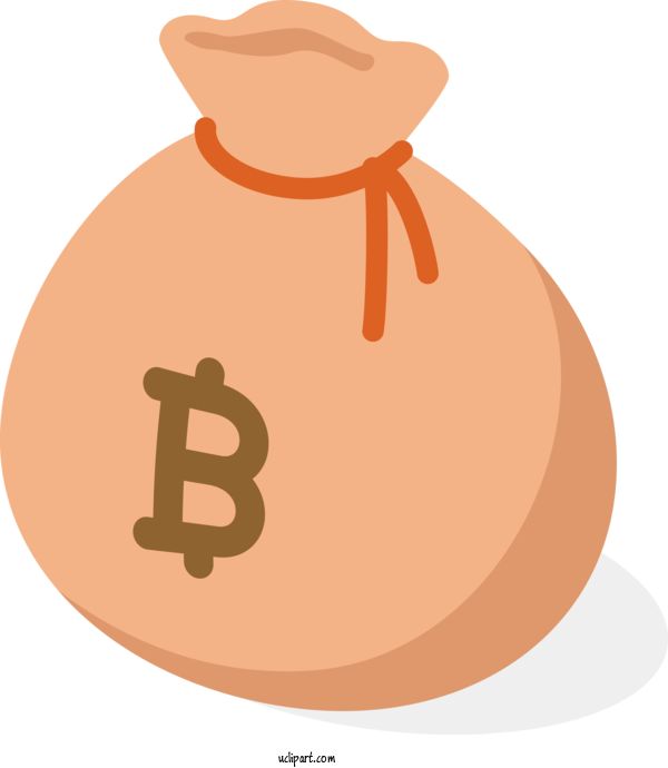 Free Business Cartoon Design Orange For Bitcoin Clipart Transparent Background