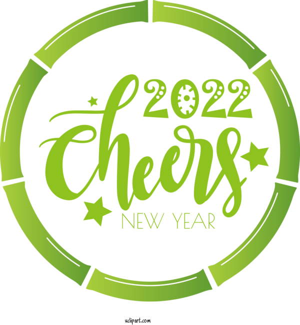 Free Holidays Logo Transparency Design For New Year 2022 Clipart Transparent Background