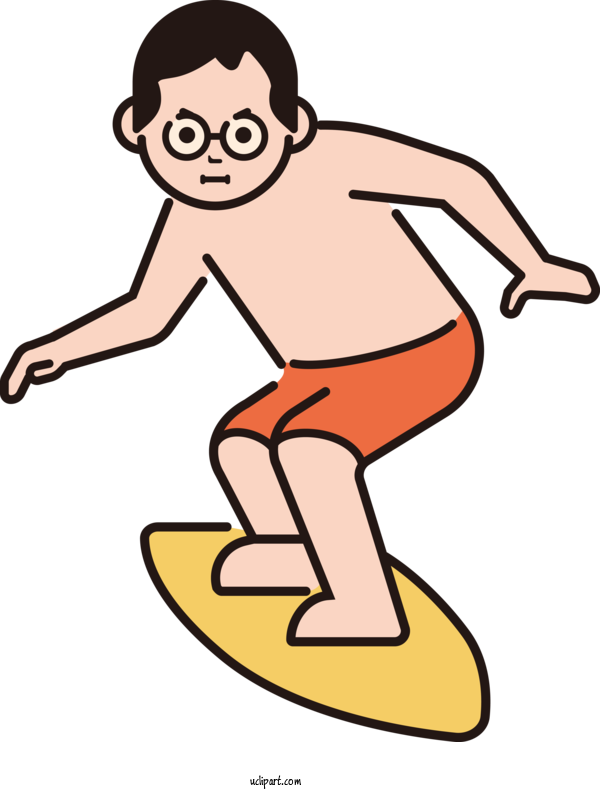 Free Activities Shoe Cartoon Human For Surfing Clipart Transparent Background