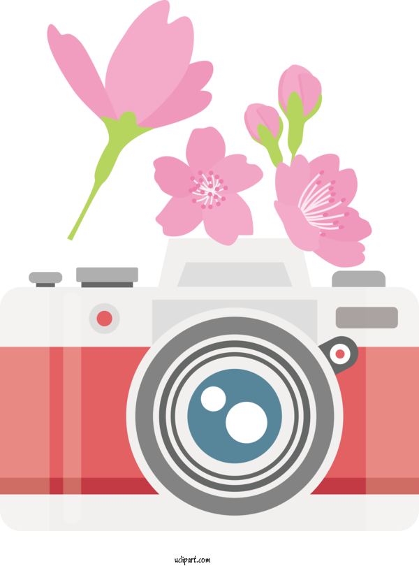 Free Life Design Floral Design Logo For Camera Clipart Transparent Background
