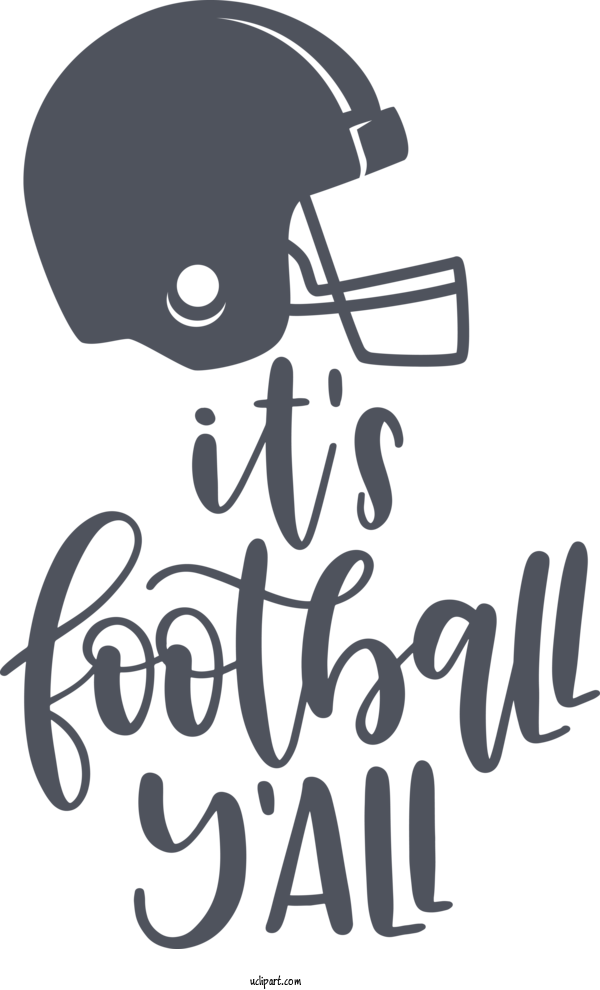 Free Sports Logo Design Black And White For Football Clipart Transparent Background