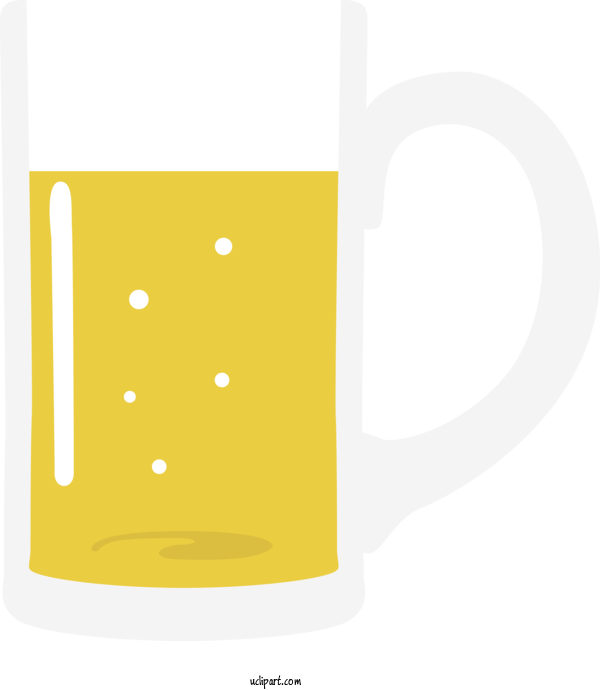 Free Drink Mug Design Yellow For Wine Clipart Transparent Background