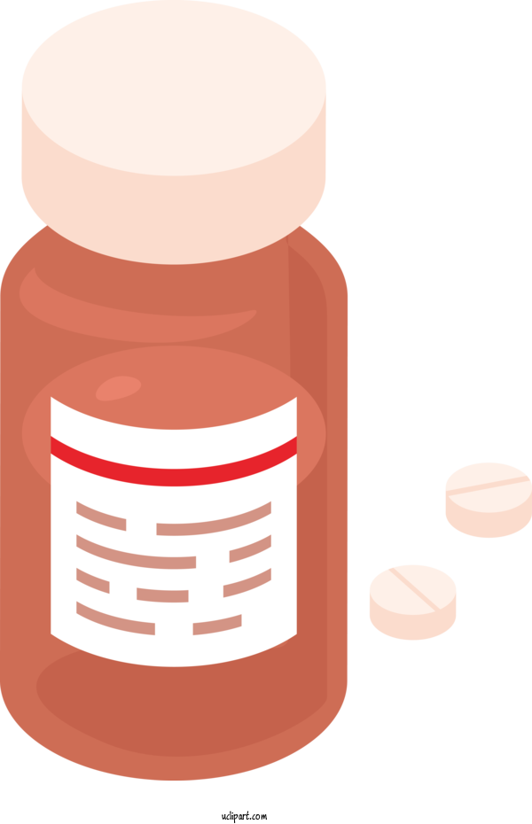 Free Medical Design Font Orange For Pills Clipart Transparent Background
