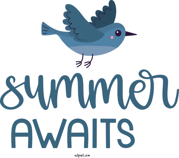 Free Nature Birds Design Logo For Summer Clipart Transparent Background