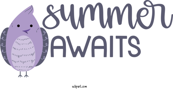 Free Nature Birds Logo Violet For Summer Clipart Transparent Background