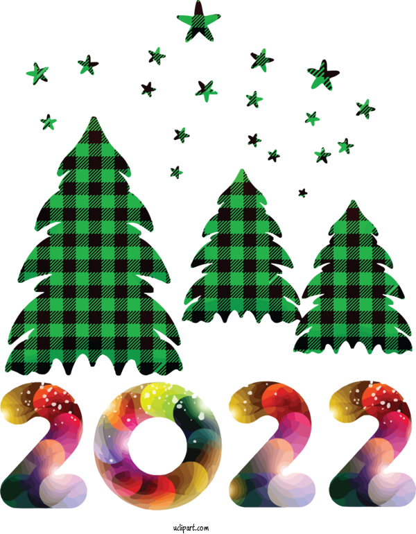 Free Holidays Christmas Tree Christmas Day Holiday For New Year 2022 Clipart Transparent Background