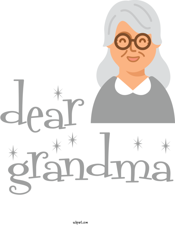 Free People Face Logo Cartoon For Grandparents Clipart Transparent Background