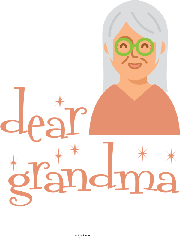 Free People Smile Cartoon Human For Grandparents Clipart Transparent Background