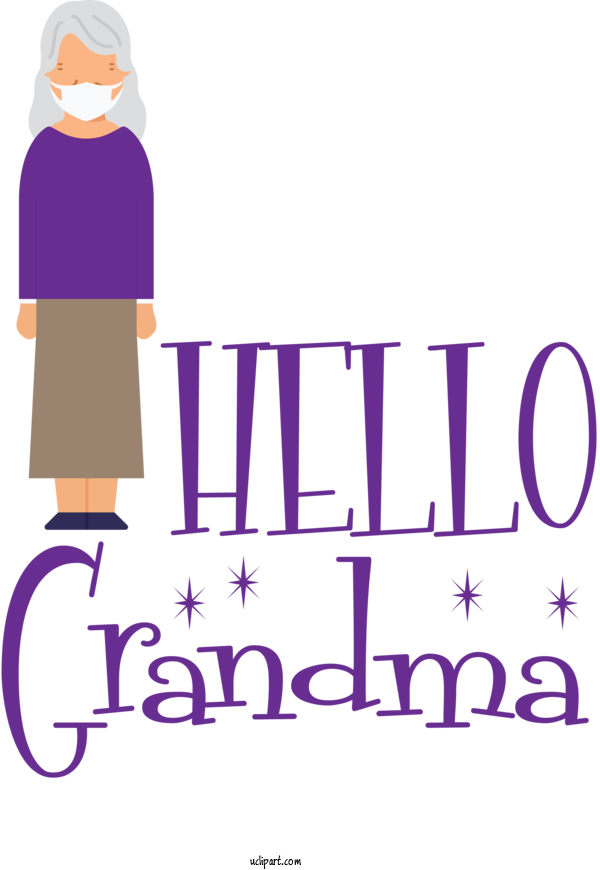 Free People Logo Violet Dress For Grandparents Clipart Transparent Background