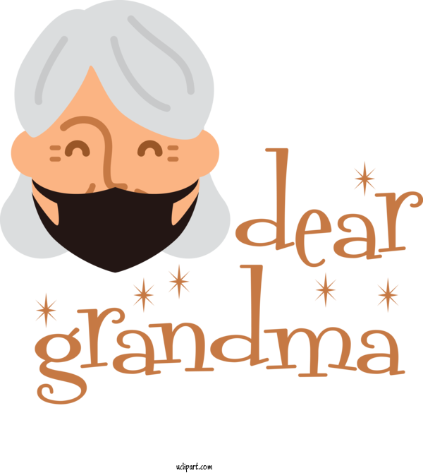 Free People Facial Hair Logo Cartoon For Grandparents Clipart Transparent Background