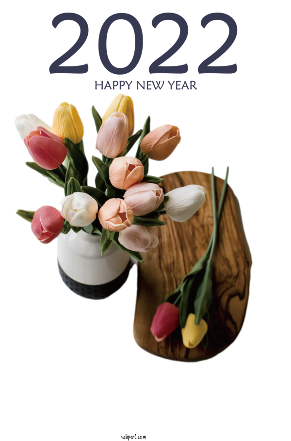 Free Holidays Floral Design Flower Pink For New Year 2022 Clipart Transparent Background