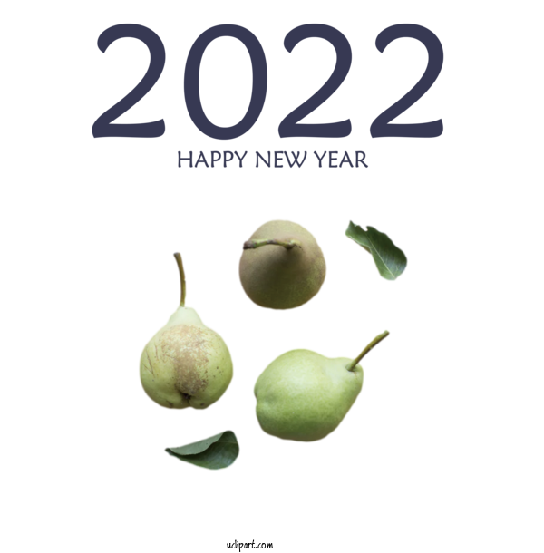 Free Holidays Natural Food Superfood Vegetable For New Year 2022 Clipart Transparent Background