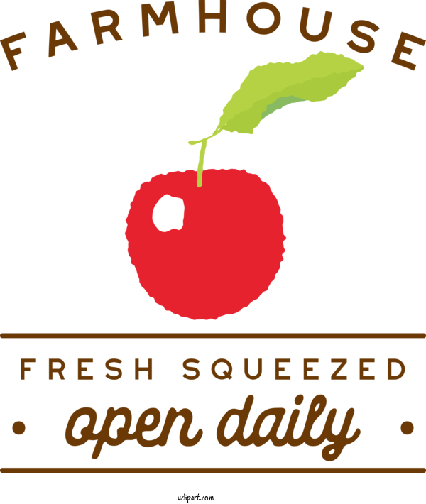 Free Food Farmhouse  Transparency For Fruit Clipart Transparent Background