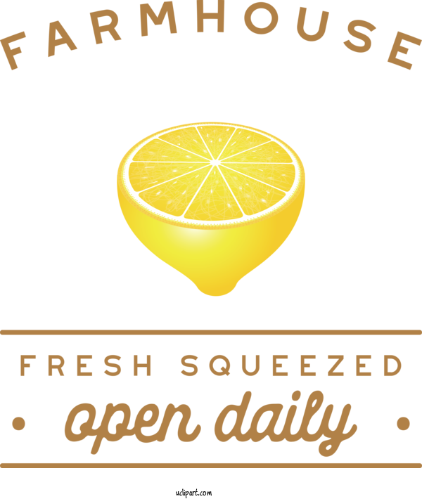 Free Food Citric Acid Logo Lemon For Vegetable Clipart Transparent Background