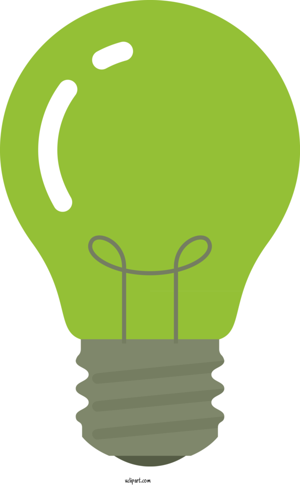 Free Cartoon Cartoon Green Headgear For Light Bulb Clipart Transparent Background