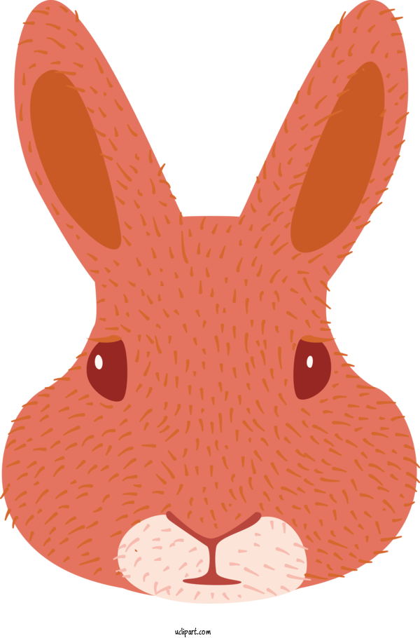 Free Animals Hares Easter Bunny Snout For Rabbit Clipart Transparent Background