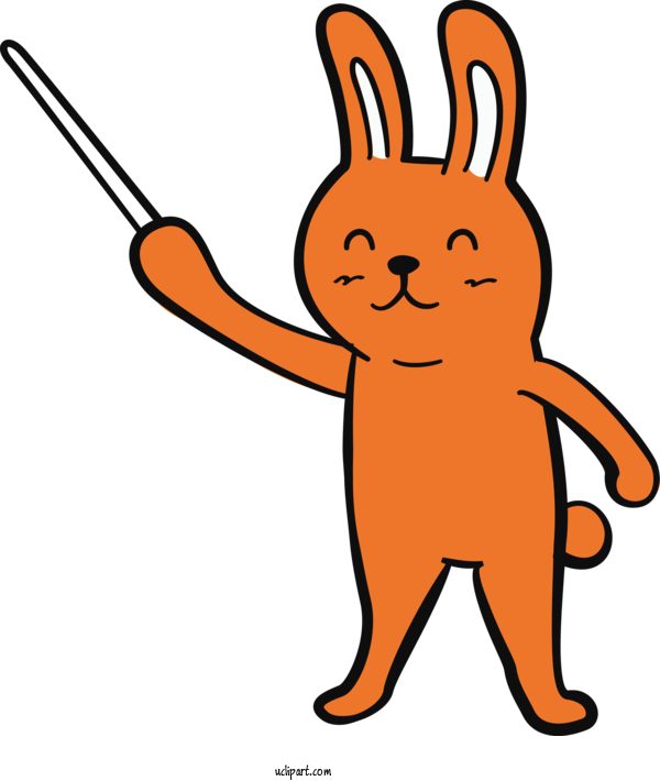 Free Animals Cartoon JPEG Snout For Rabbit Clipart Transparent Background
