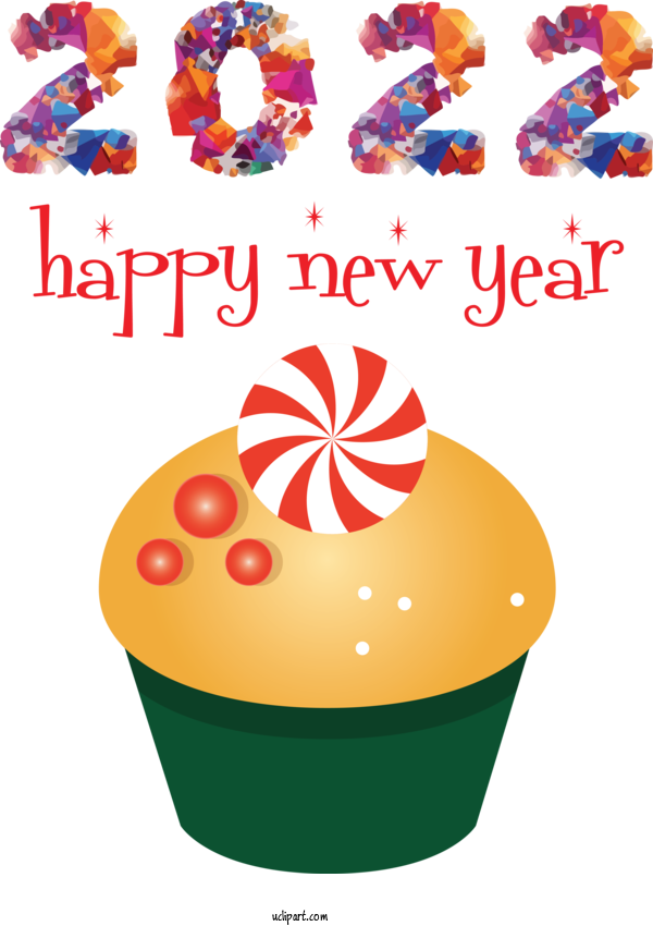 Free Holidays Meter Party Sugar For New Year 2022 Clipart Transparent Background