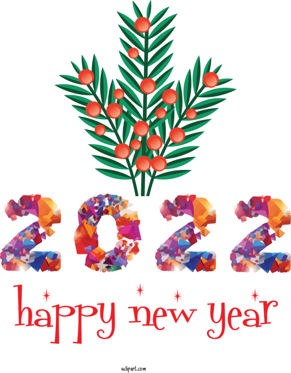 Free Holidays Design Line Meter For New Year 2022 Clipart Transparent Background