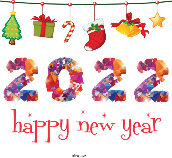 Free Holidays Line Meter Party For New Year 2022 Clipart Transparent Background