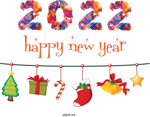 Free Holidays Meter Line Fashion For New Year 2022 Clipart Transparent Background
