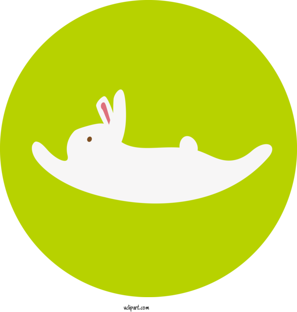 Free Animals Rabbit Cartoon Pictogram For Rabbit Clipart Transparent Background