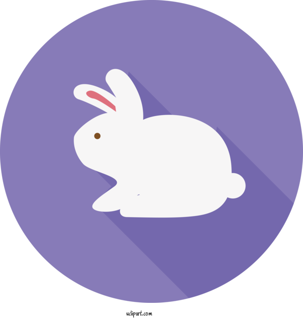 Free Animals Design Icon Cartoon For Rabbit Clipart Transparent Background