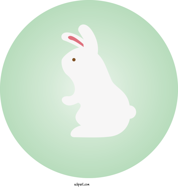 Free Animals Easter Bunny Rabbit Green For Rabbit Clipart Transparent Background