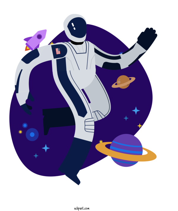 Free Occupations Cartoon Animation Transparency For Astronaut Clipart Transparent Background