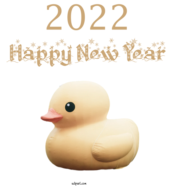 Free Holidays Birds Duck Beak For New Year 2022 Clipart Transparent Background