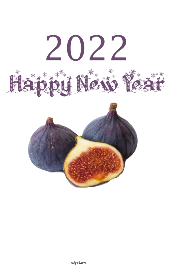 Free Holidays Ingredient Superfood Natural Food For New Year 2022 Clipart Transparent Background