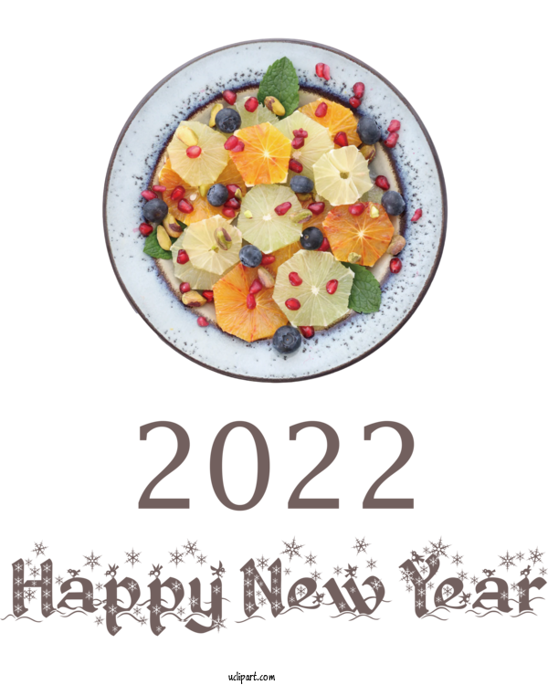 Free Holidays Cooking Food Photography Breakfast For New Year 2022 Clipart Transparent Background