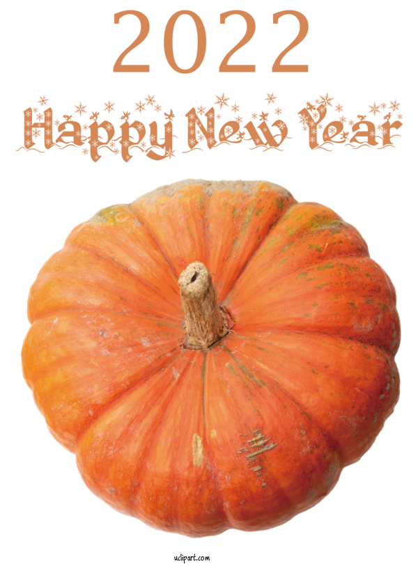 Free Holidays Pumpkin Courge Cucurbits For New Year 2022 Clipart Transparent Background