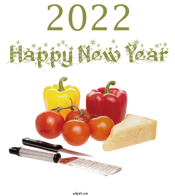 Free Holidays Natural Food Vegetable Local Food For New Year 2022 Clipart Transparent Background