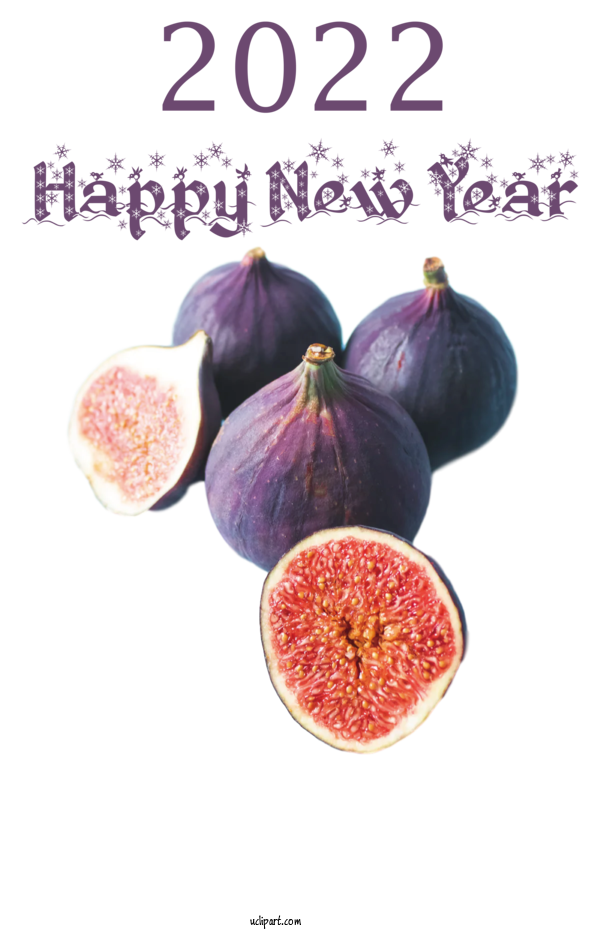 Free Holidays Natural Food Local Food Superfood For New Year 2022 Clipart Transparent Background