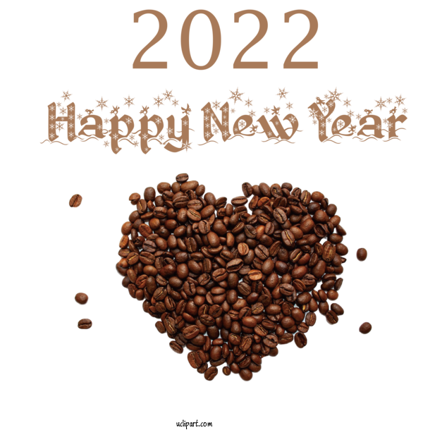 Free Holidays Coffee Jamaican Blue Mountain Coffee Instant Coffee For New Year 2022 Clipart Transparent Background
