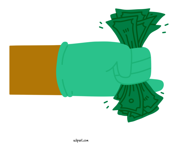 Free Money Cartoon Leaf Green For Cash Clipart Transparent Background