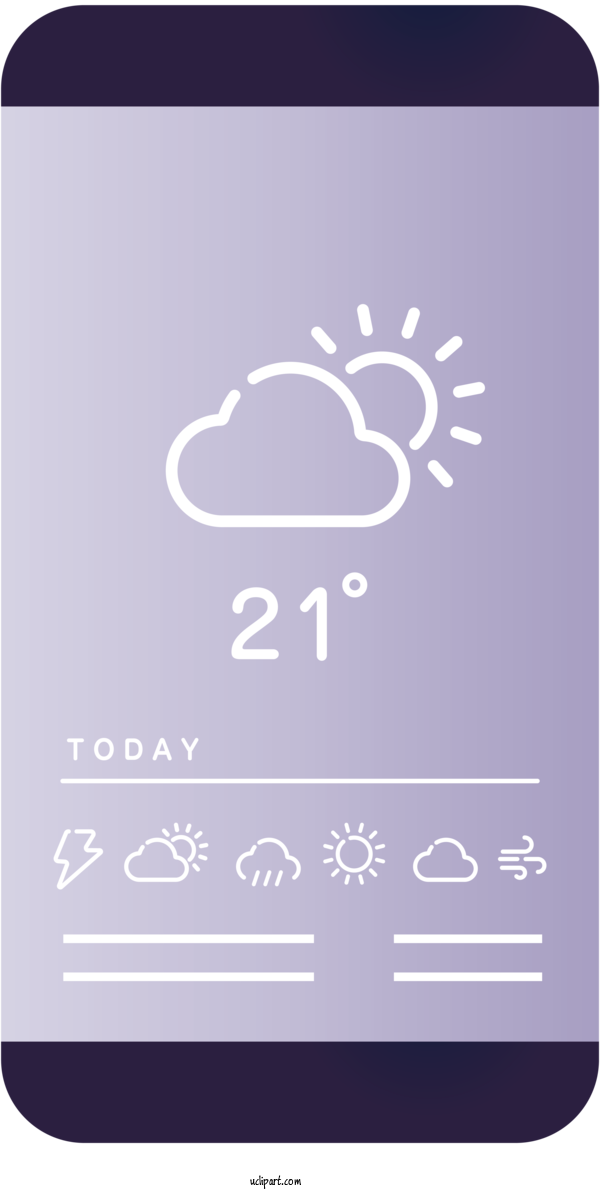 Free Weather Meter Font Design For Cloud Clipart Transparent Background