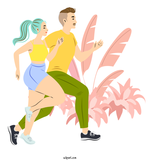Free Activities Shoe Human Cartoon For Jogging Clipart Transparent Background