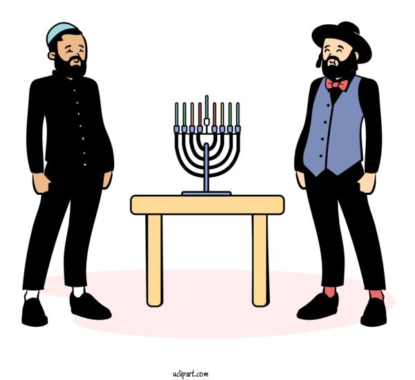 Free Holidays Chair Furniture Cartoon For Hanukkah Clipart Transparent Background