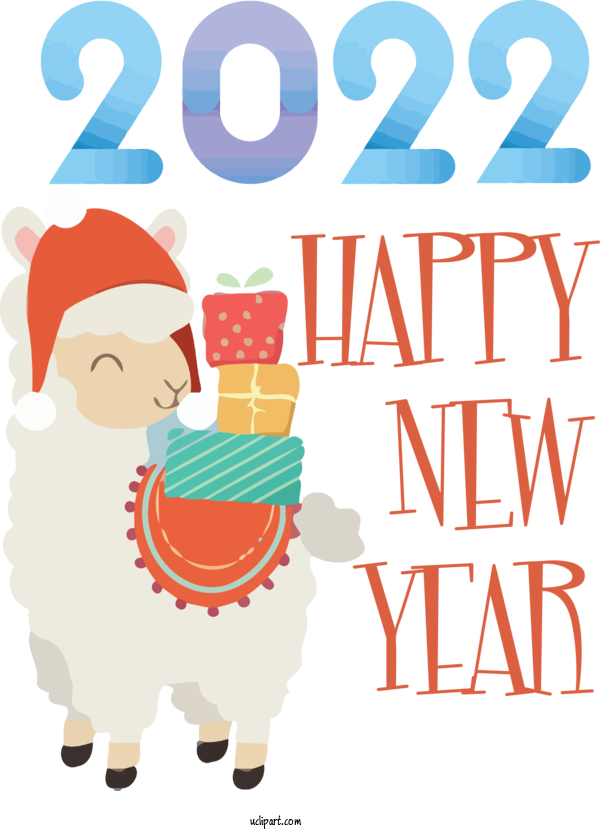 Free Holidays Christmas Day Cartoon Santa Claus For New Year 2022 Clipart Transparent Background