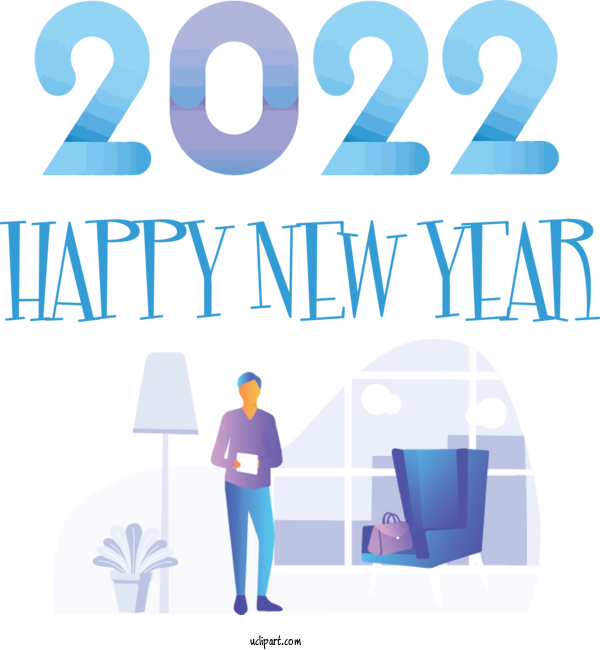 Free Holidays Logo Design Organization For New Year 2022 Clipart Transparent Background
